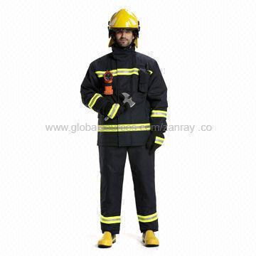 Fire Fighting Suit, Made of PTFE, Available in Various Colors and Sizes