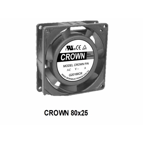 Crown 80x25 8025 Ventilador de enfriamiento industrial