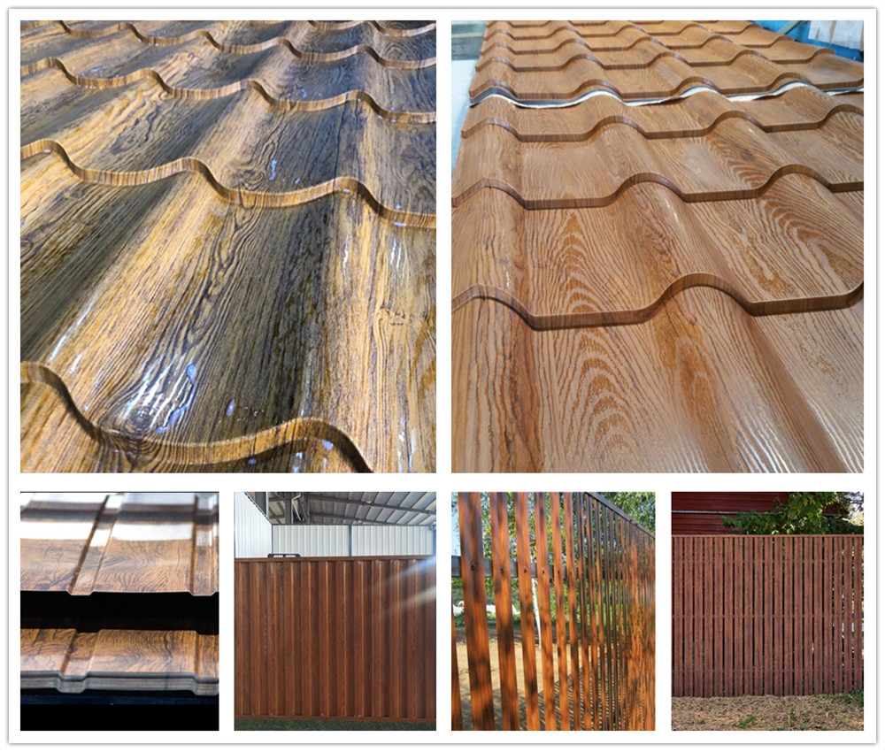 wood metal roofing sheets