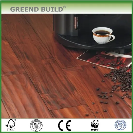 Hand scraped Teak Solid wood flooring