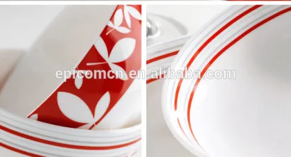 simple elegant Asian tableware, household tableware fine porcelain