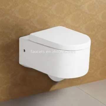 White Glazed Ceramic Wall Hung Bathroom WC