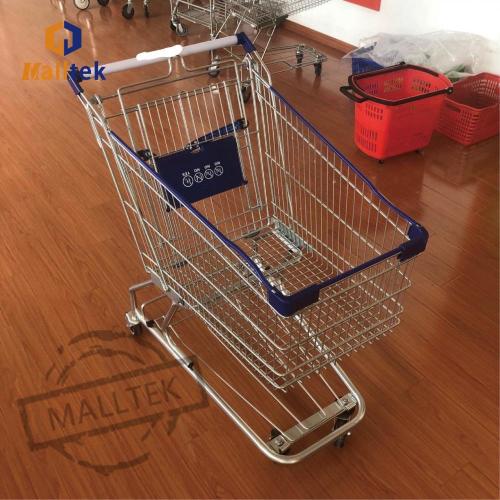 High Quality Galvanized American Metal Shopping Trolley