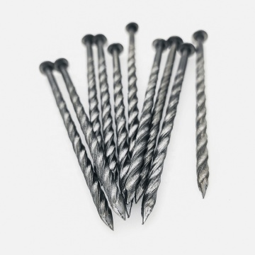 High-Quality Galvanized Metal Spiral Nails for Artificial Grass: 6 Inch Landscape Nails and Stakes