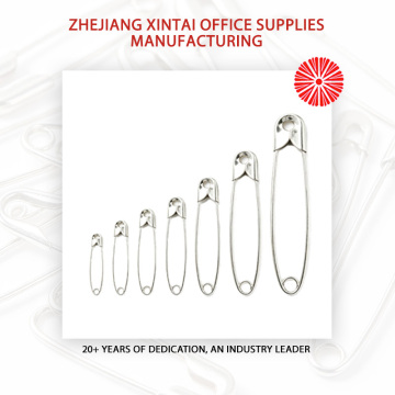 High Efficiency ECO Nickel Plated Metal Safety Pins