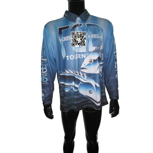 Custom Dye Sublimation Printing Dry-fit Fishing Shirts