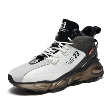 Factory Wholesale Custom Leather Basketball Shoes for Men