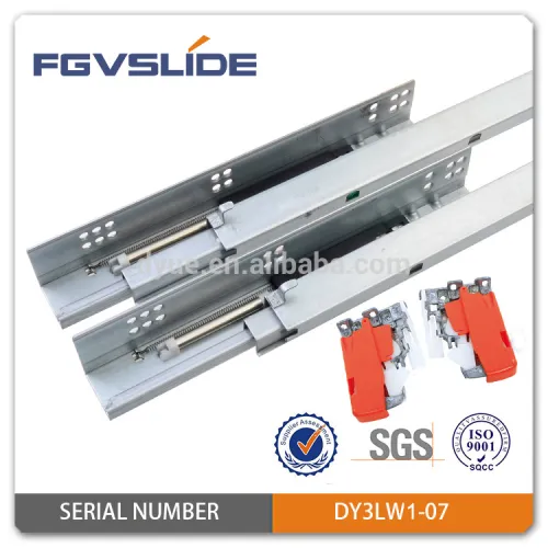 Hafele Model Soft Closing Under Mount Drawer Slides, High Quality