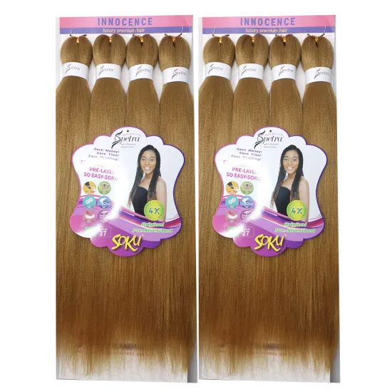 X-TRESS Popular yaki Straight Heat Resistant Synthetic Braiding Hair Bundle For Women Daily Natural Braiding Hair Extension