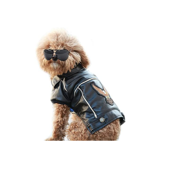 Dog Winter Coat Pu Leather