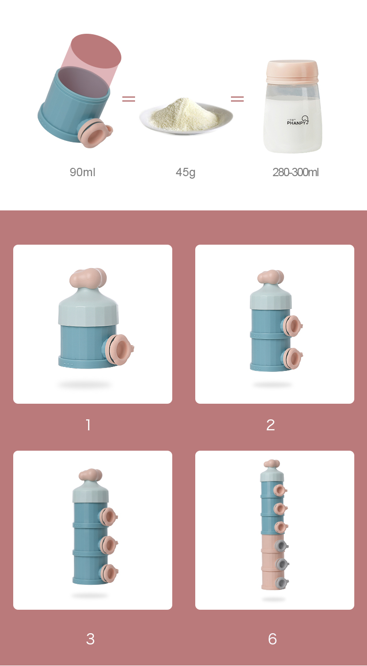 2021 NEUES Produkt Babyflasche mit Formelspender