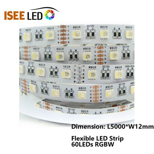 DC12V Indoor Decoration RGBW LED Flexible Strip