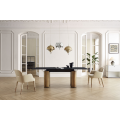 LUZ LUZ MINIMALISTA NORDIC Luxo Italiano Ranta Italiano Simples moderno Mesa de jantar espelhada mesa de negociação mesa de mesa