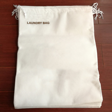 Sac durable de blanchisserie de maille de cordon de polyester de conception faite sur commande de grande taille