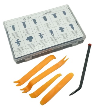 240pcs Car Plastic Bumper Retainer Rivet Kit