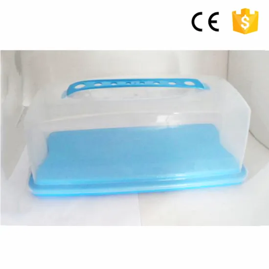 Food Grade mini plastic box for cake plastic cake box for wedding