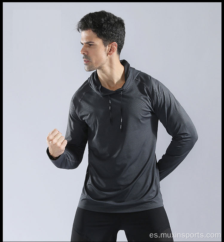 Sudadera deportiva para hombres a las sudaderas con capucha atlética