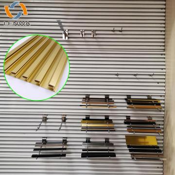 Lenwa Aluminium: لوحات الجدران الجودة مع طلاء مسحوق باللون الأبيض والأسود والفضي والخشب - 2.44 متر