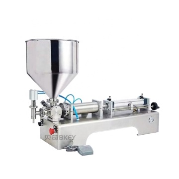 Semiautomatische horizontale Füllmaschine für Shampoo, Lotion, Parfüm und Gel