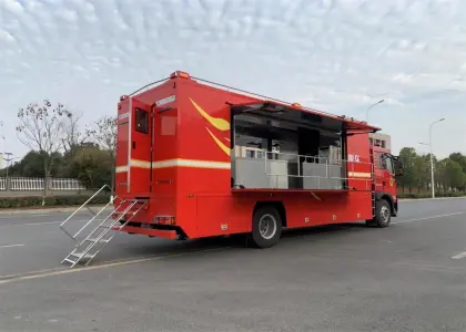 Food Cooking Emergency Service Dining Truck