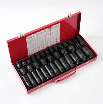 TOOLJOY 35-Piece 1/2-inch Deep Socket Wrench Set with Impact Socket Case: Comprehensive Tool Kit for Mechanics and DIY Enthusiasts