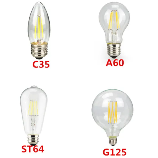 OEM ODM C35 ST64 A19 A60 led filament bulb