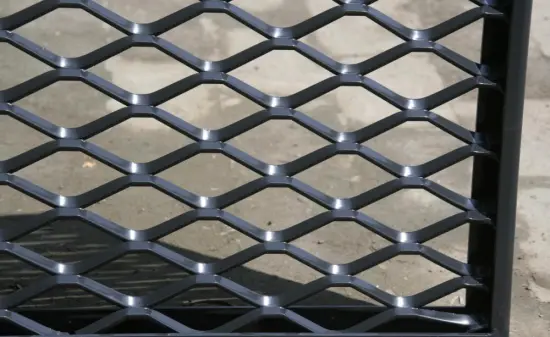 stainless steel plate mesh fence