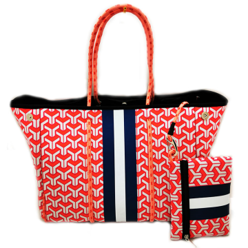 2024 Women's Custom Waterproof Neoprene Beach Tote Bags