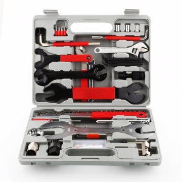Fahrradreparatur -Kit: 44 PCs Professionelles Werkzeug -Set in Toolbox