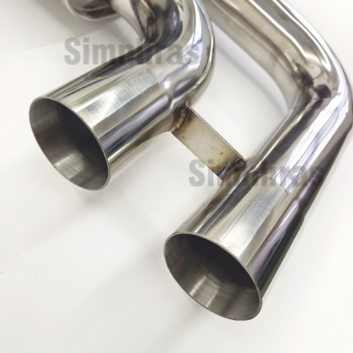 Poczwórny układ wydechowy Crosshair w kolorze czarnym matowym z silnikiem benzynowym/dieslem