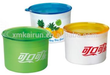 Wholesale Small Size 450ml Sealed Jar/ clear plastic jar/plastic jar with lid