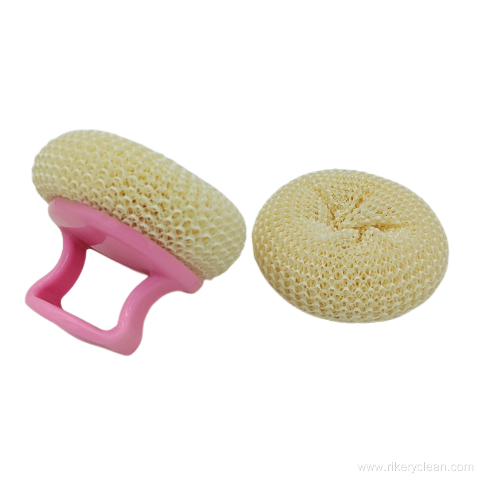 Kitchen Scourers with Grip Plastic Handle