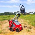 Pemuat Skid-Steer dengan baldi empat-dalam-satu