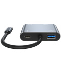 4 Port USB Hubs High Speed Type C Hub for Macbook Air Factory