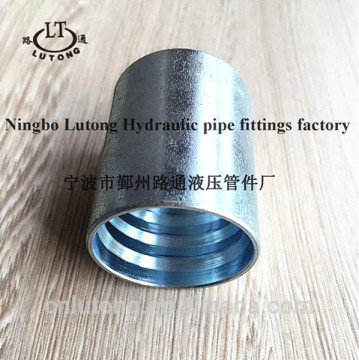 hydraulic hose ferrule for the hose