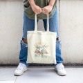 Summer Holiday Paddleboard Pattern Canvas Tote Bag