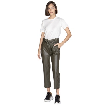 Casual High Waist Sexy Pu Pants