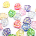 Mixed Color Transparent Bling Crown Shaped Flatback Kawaii Resin Cabochon for Room Ornaments Toy Craft Decor Beads
