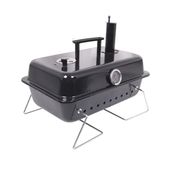 Mini Tabletop Portable Camping Bbq Grill Charcoal Grills With Chimney