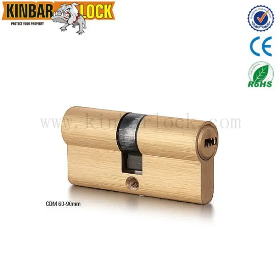 Brass double cam lock cylinder