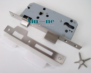 stainless steel 304 mortise sash lock for fire door 85mm/CE1121 EN11209/DIN18250/Germany Quality