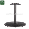 Base de mesa de metal de forma redonda y pesada