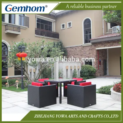 Wholesale rattan garden cube sets