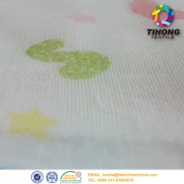 Soft Muslin Fabric Printed Baby