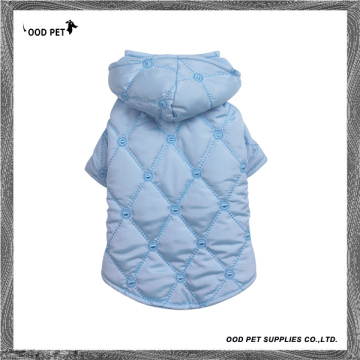 Newest Style of Embroidered Patterns Pet Clothes Blue Dog Coats (SPJ6043-1)
