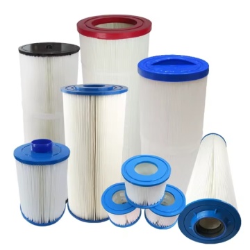 Paper Pleated Spa Polyester Swimming Pool Filter Cartridge