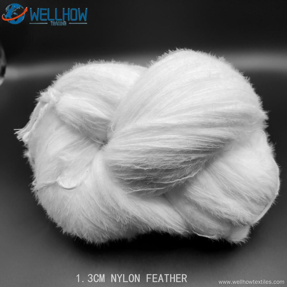 1/13NM 1.3CM NYLON INTIMATE MINK YARN CHENILLE YARN NYLON FEATHER YARN