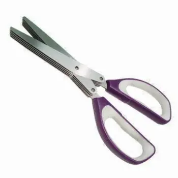 5-layer Kitchen Scissors with 1.2mm Thickness