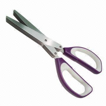 5-layer Kitchen Scissors with 1.2mm Thickness