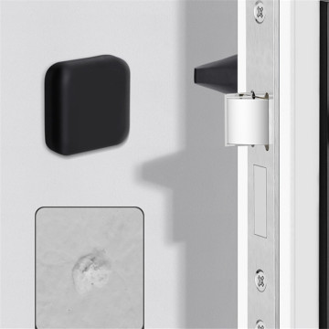 Cute Self-Adhesive Silicone Door Stopper with Wall Protector